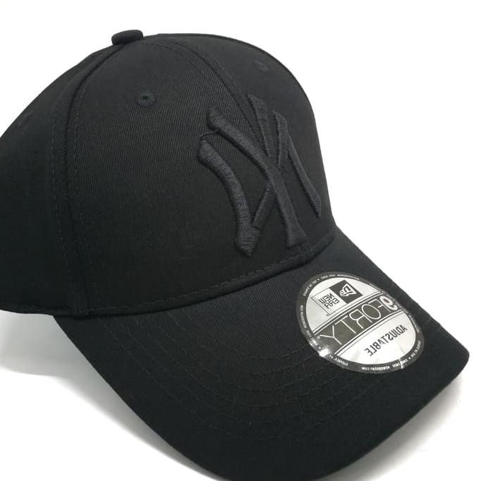 TERBAIK TOPI PRIA ORIGINAL■ TOPI PRIA UNISEX NY MLB MIRROR - HITAM KORTING