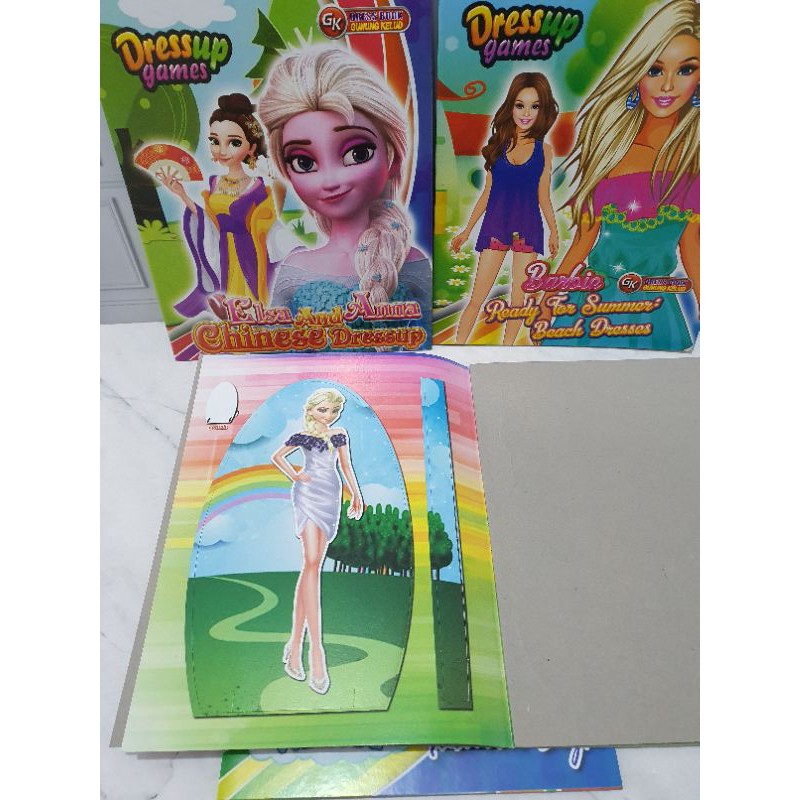 bongkar pasang kertas/mainan baju bajuan/Dress up-3