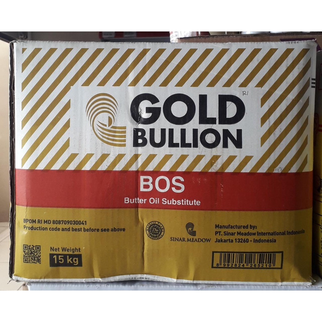 

gold bullion butter cream 500gr / BOS / butter oil substitute