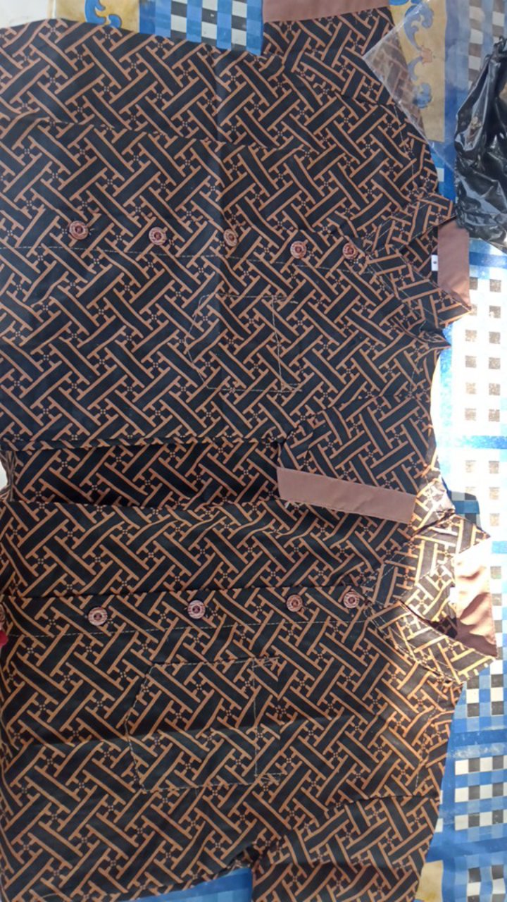 Xs.s.m.l.xl.xxl.3l.4l.5l Kemko Batik Anak Motif Daun Lurik Size Usia 6 Bulan Sampai Dewasa Lengkap