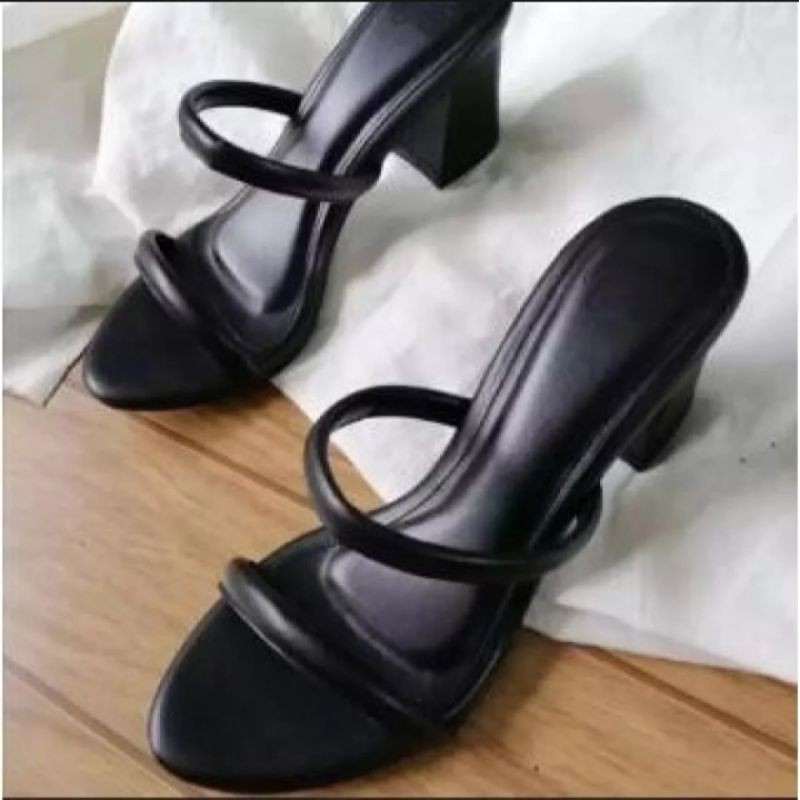 Promo Afrishop Sandal Heels Wanita Ban dua