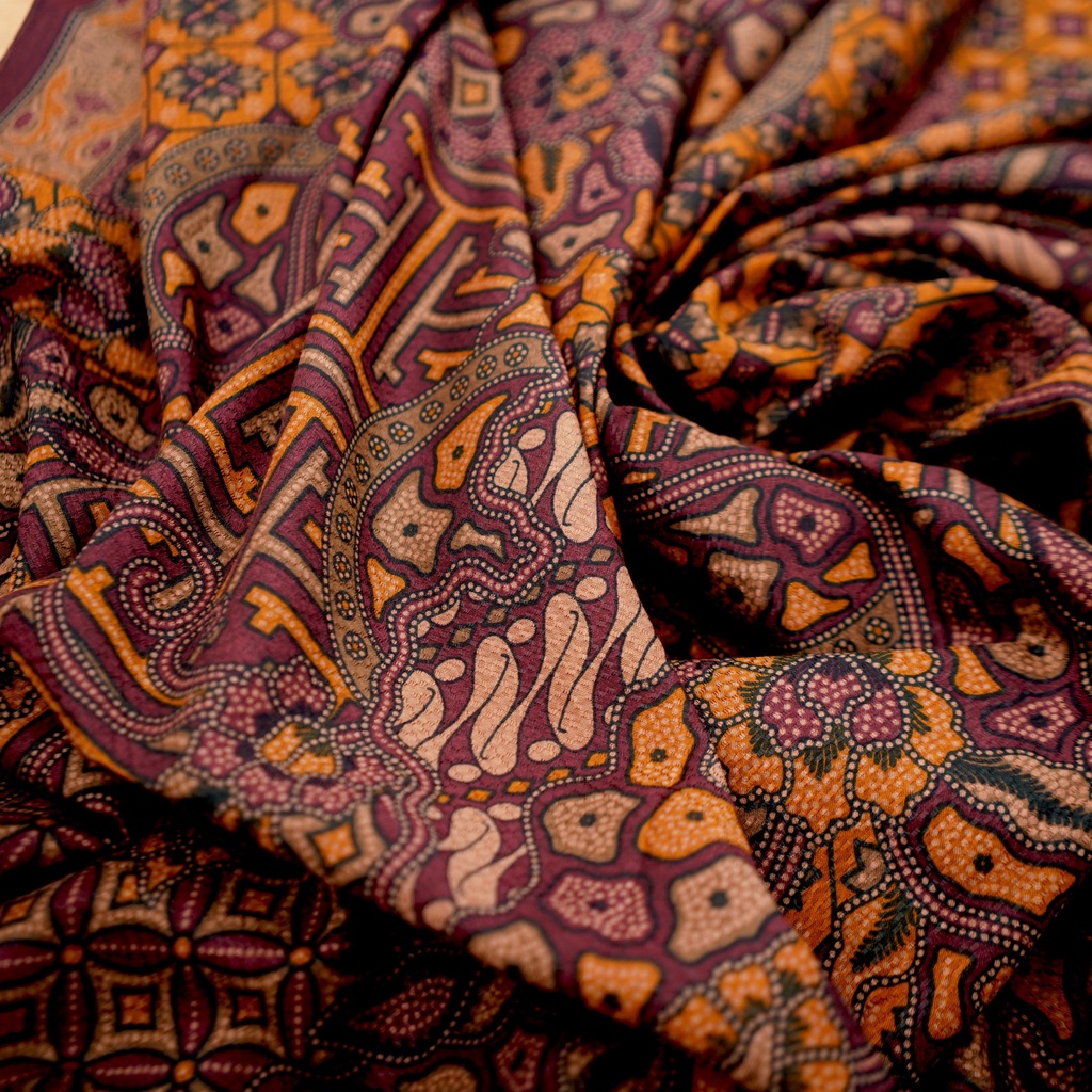 BAHAN BATIK PREMIUM Dobby Motif Sekar Jagad Warna Coklat Cokelat Choklat Dolbi Dobi 729538 Cap 72 Jarik Jarit Samping Kebat Panjang Batik Dobby Modern Premium Bahan Seragam Batik Pernikahan Kantor Keluarga Murah Kamen Jadi Batik Bali Lembaran