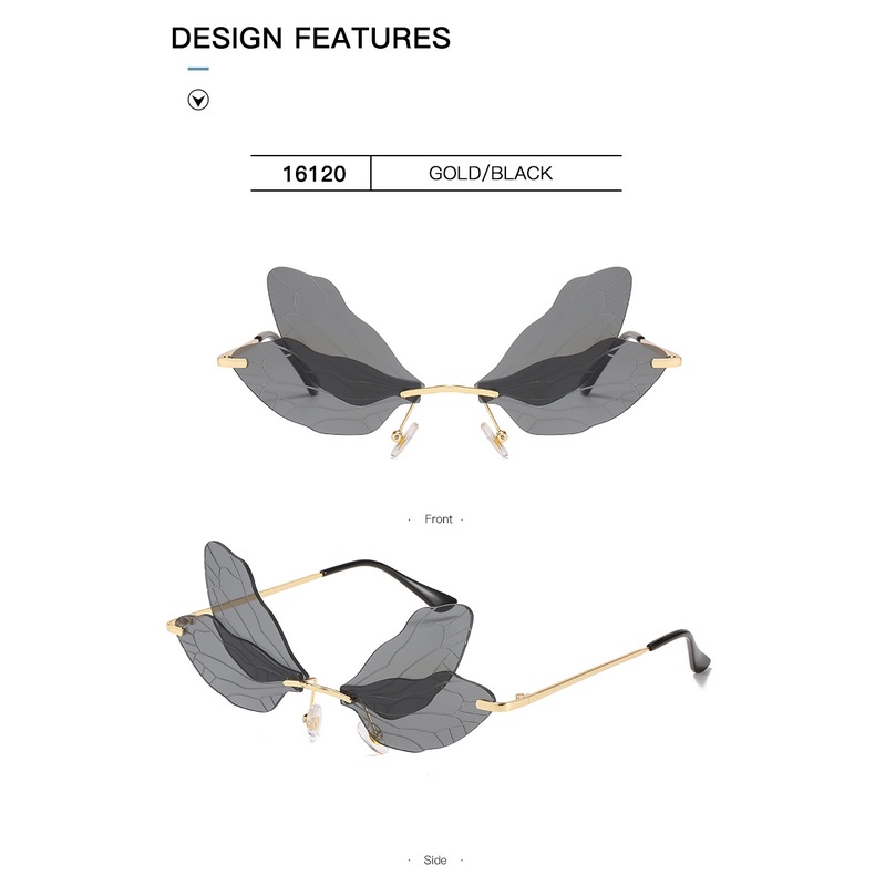 TBI Fashion Kacamata Capung UV400 Kacamata Dualipa Kacamata Korea