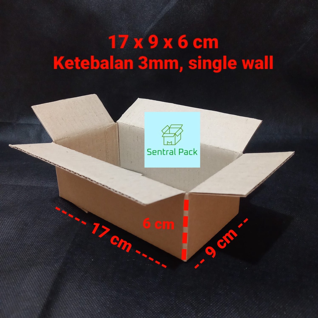 

Harga tertera untuk 5pc. Kardus polos uk 17 x 9 x 6 cm / karton box / kardus kue / kardus packing