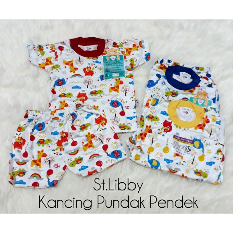 Libby dan Velvet Jr-Setelan Oblong Pendek (Kcg Pundak)