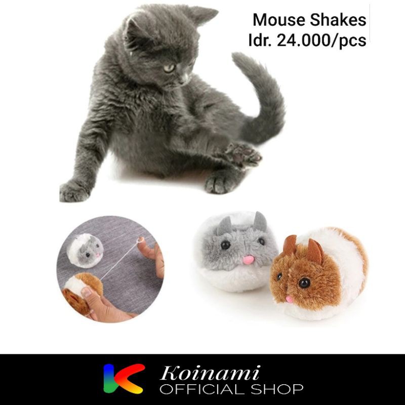 MOUSE SHAKE mainan kucing