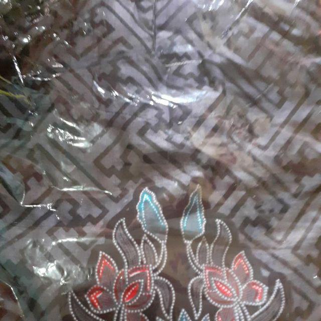 Batik Dolby Dolbi Dobby Doby Tenun Sutra Tulis Katun Atbm Baron Atasan Batik Wanita Sogan Srg308