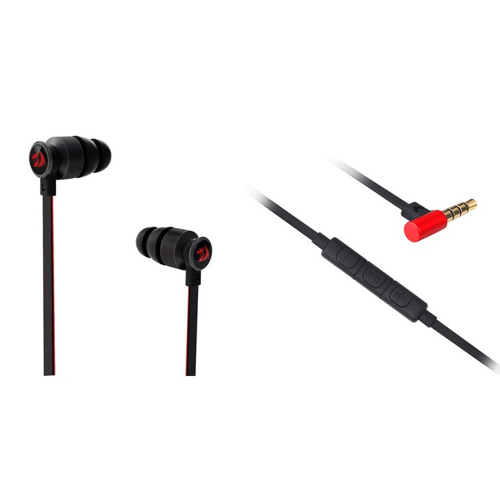 Earphone Gaming Redragon Wired flat THUNDER PRO E200 - IEM in ear monitor