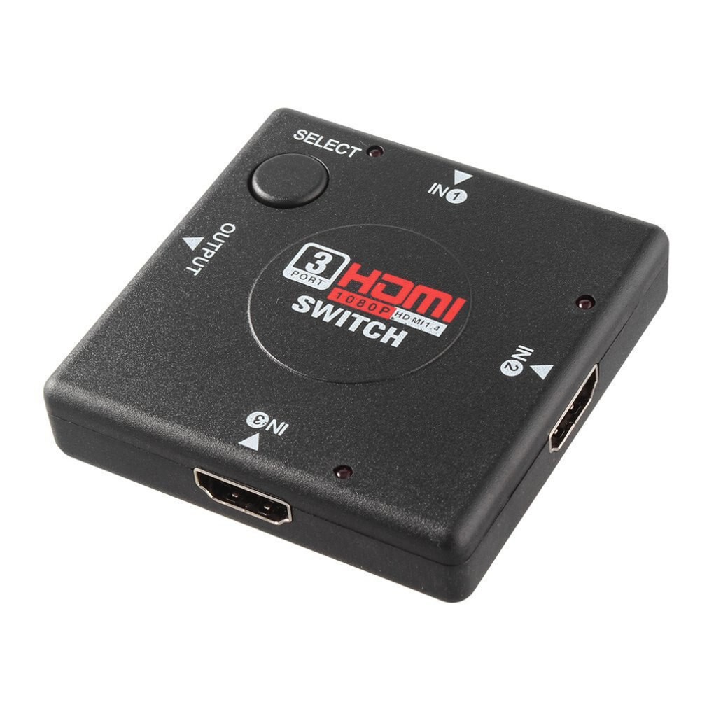 Switch HDMI 1 out - 3 in Selector with indicator lamp