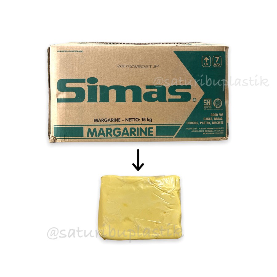 

Margarin Simas mentega Repack kiloan 1Kg