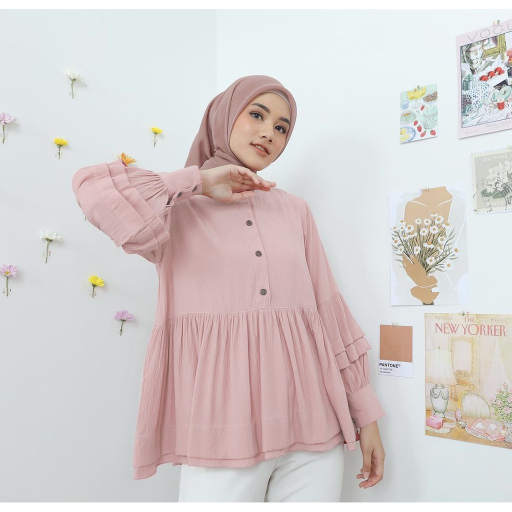 DERBY BLOUSE / ATASAN WANITA /BLOUSE WANITA COD