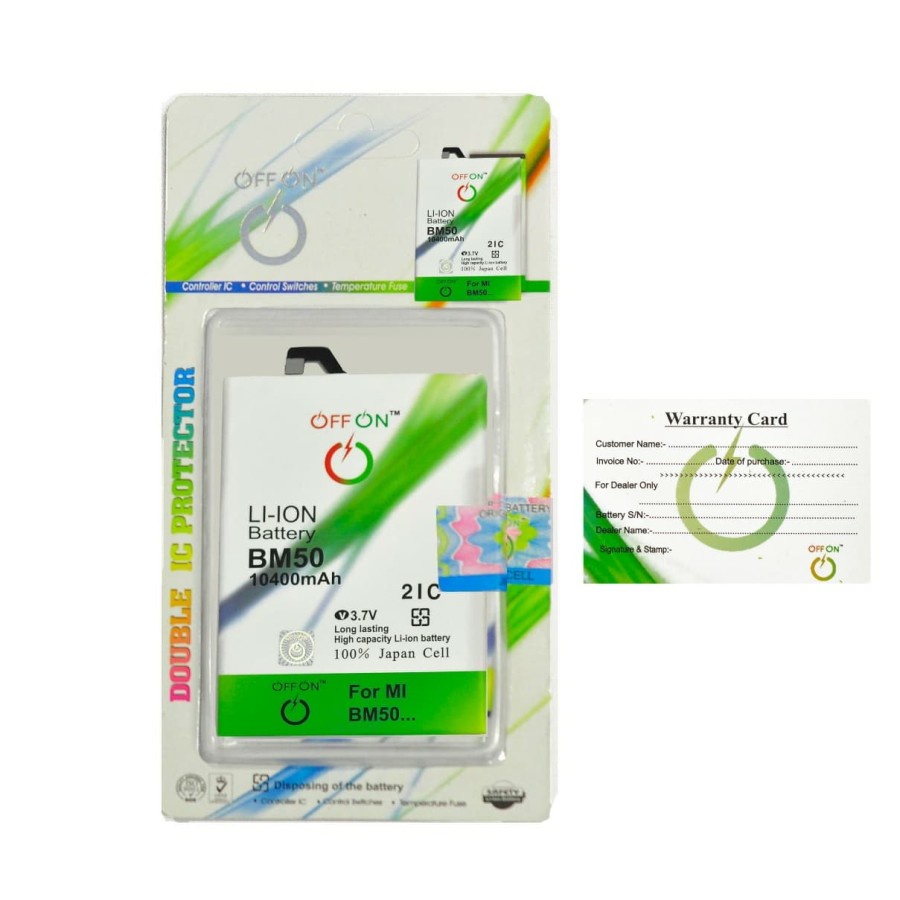 Baterai Battery Double Power OFFON For Xiaomi BM50 BM 50 Mi Max2 Batre