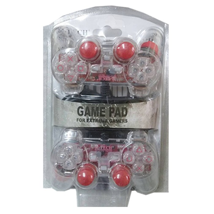 Game Pad Double M-tech Mt-830d Transparan Stick PS