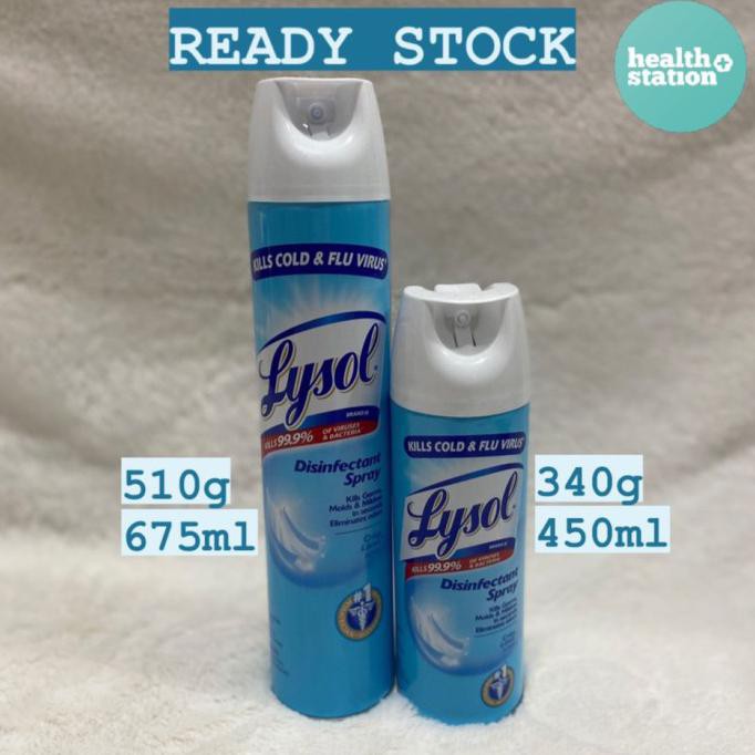 LYSOL DISINFECTANT SPRAY 340 ML - Biru 340 gr