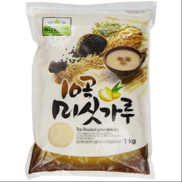 Chilkab Misugaru 10 Roasted Grain Powder Korean Drink 1kg Serbuk Minuman 10 Macam Sereal Sehat