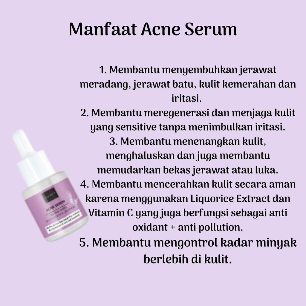 SCARLETT WHITENING SERUM/SERUM BRIGHTLY EVER AFTER/AERUM ACNE/GLOWTENING