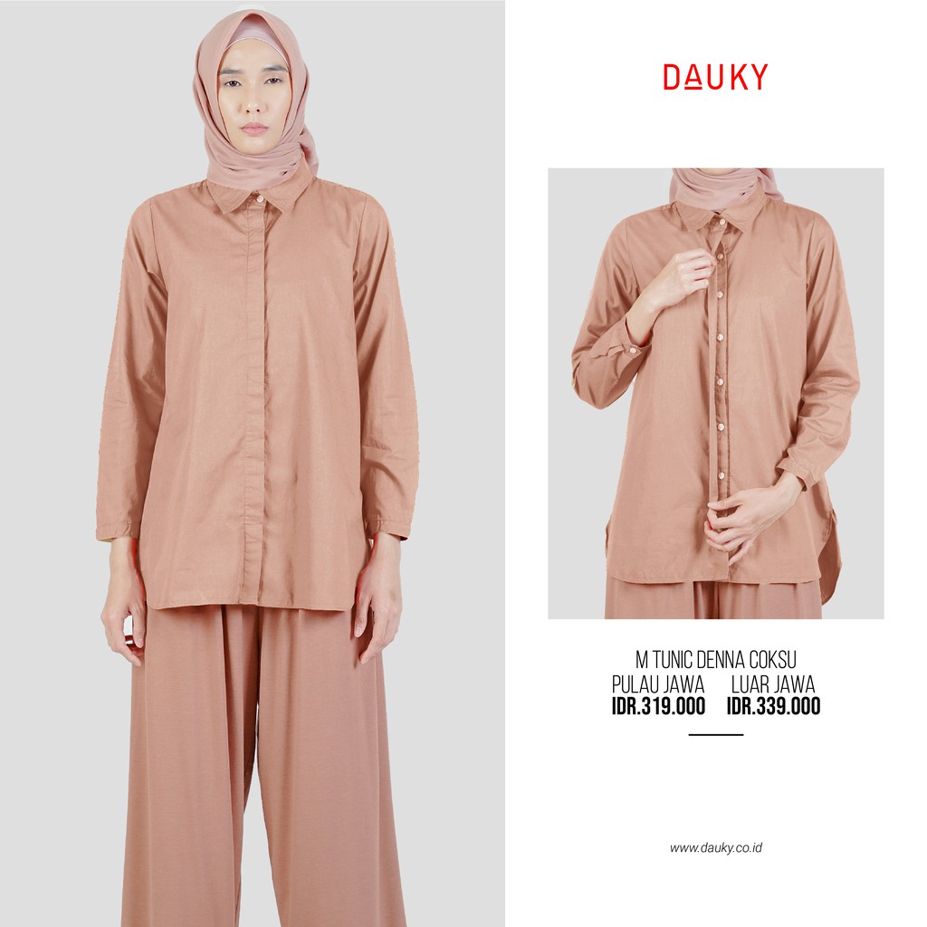 Atasan kemeja Tunik Dauky (M Tunic Denna)