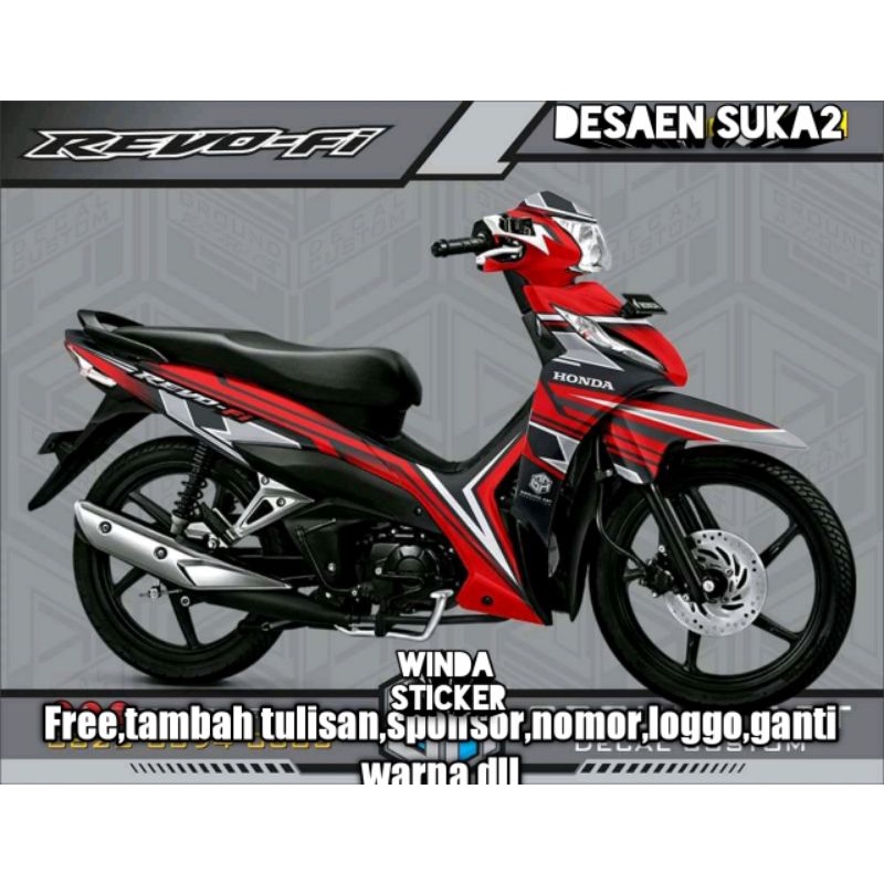 Decal revo fit full body motif simple