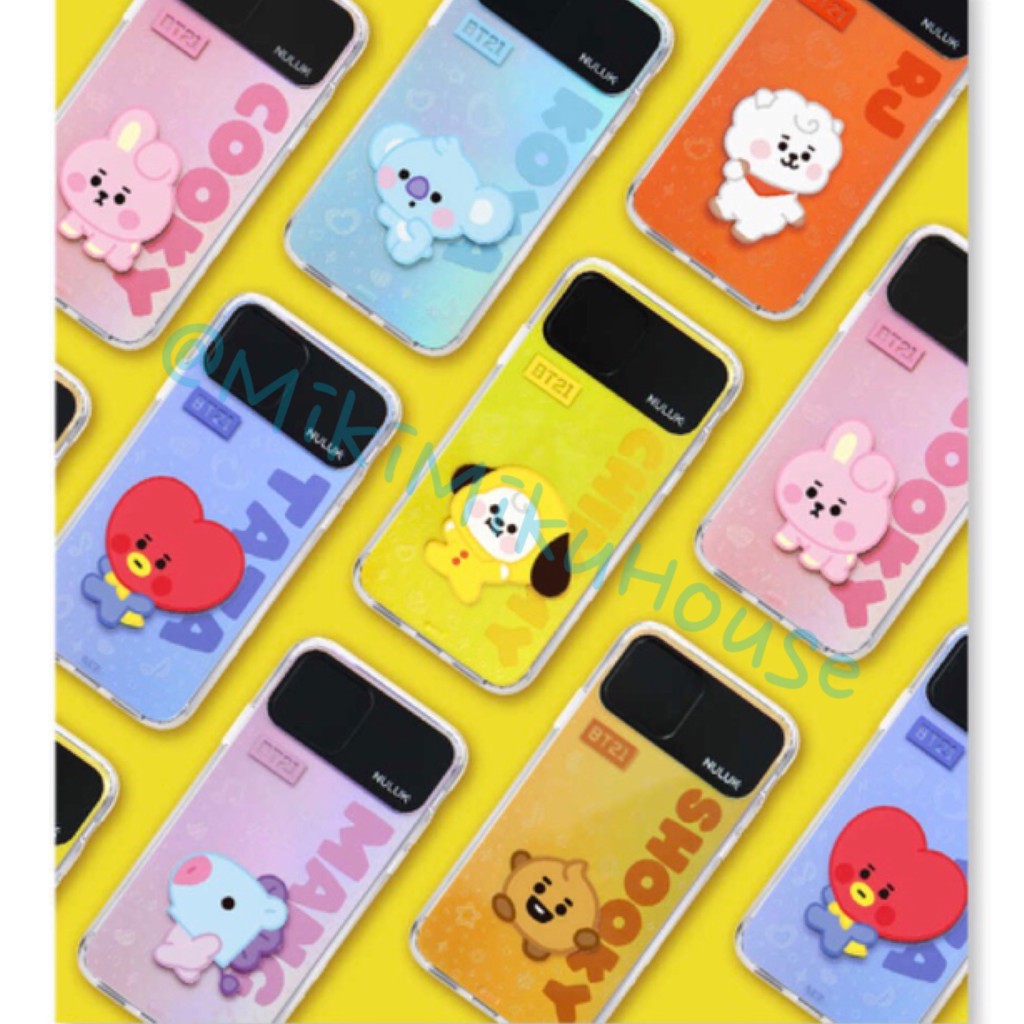 OFFICIAL BT21 BABY LIGHT UP CASE LIGHTING BT21 SOFT HARD BUMPER CASE BT21 TINYTAN BTS SLIM CASE