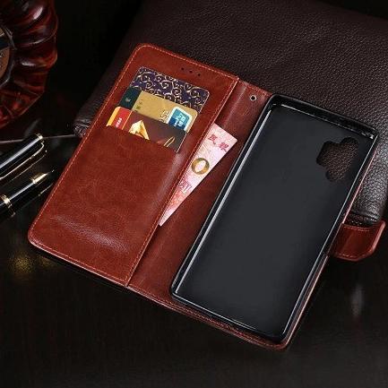 FLIP COVER SAMSUNG A32 WALLET LEATHER CASE DOMPET CASING KULIT A32 4G - HITAM, SAMSUNG A32