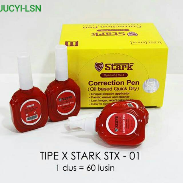 

1pcs Tipex Correction Pen Stark Quick Dry