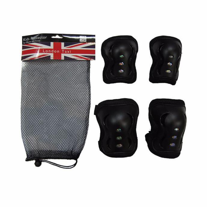 Knee And Elbow Protector London Taxi For Kids - Merah