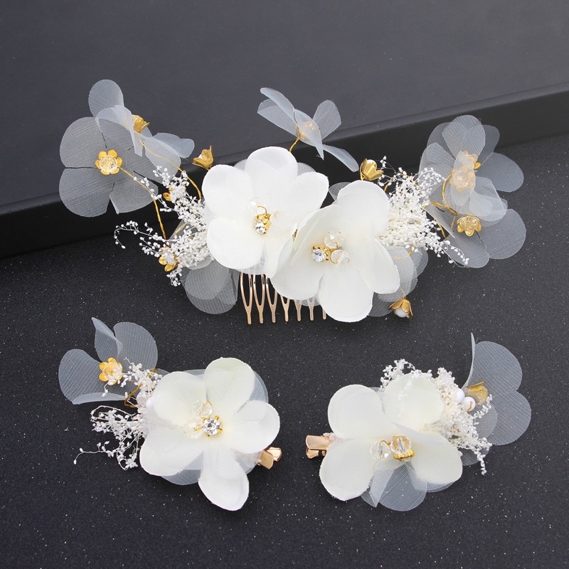 Headpiece mahkota 【16】bunga bunga cantik