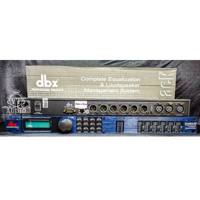 MANAGEMENT DBX 260 DLMS DRIVERACK DBX 260 GRADE A DELLAY FUNGSI