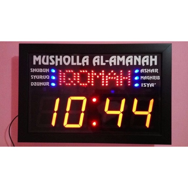 Jam Digital Masjid/Musholla Timer Iqomah