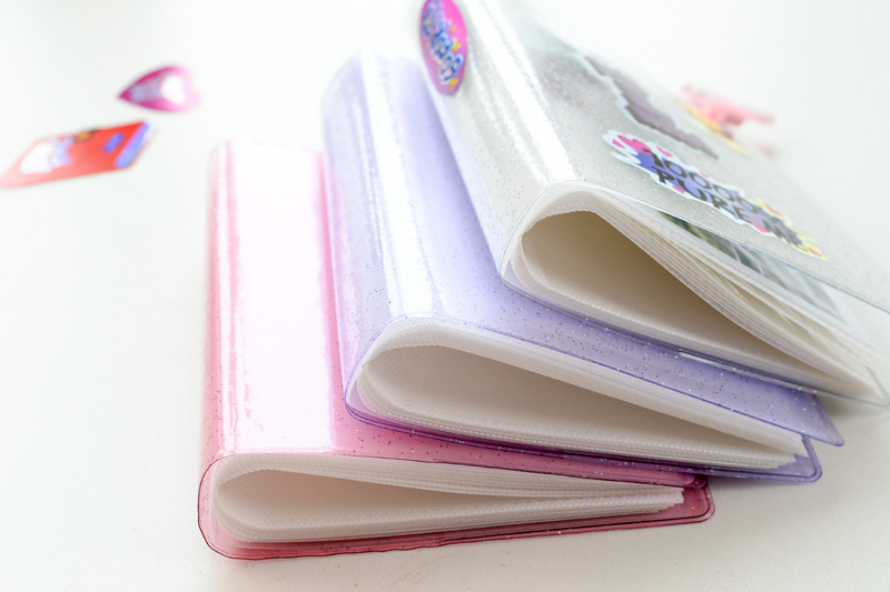 Album Foto 36kantong Glitter Mini Photo Card Holder ID Card Organizer