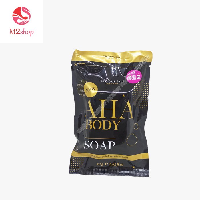 Sabun Memutihkan Kulit dalam waktu 7 hari AHA Body Booster Whitening 5x Net Soap 80g