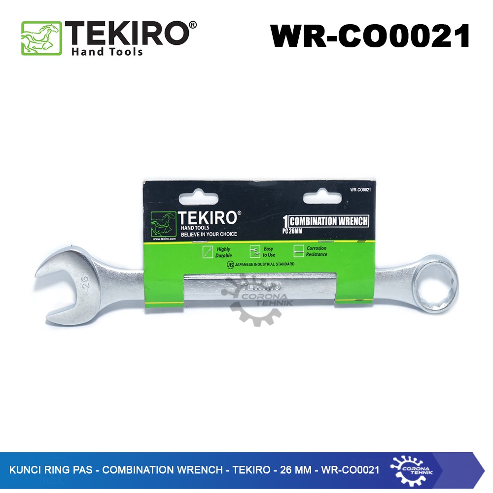 WR-CO0021 - Kunci Ring Pas - Combination Wrench - Tekiro - 26 mm