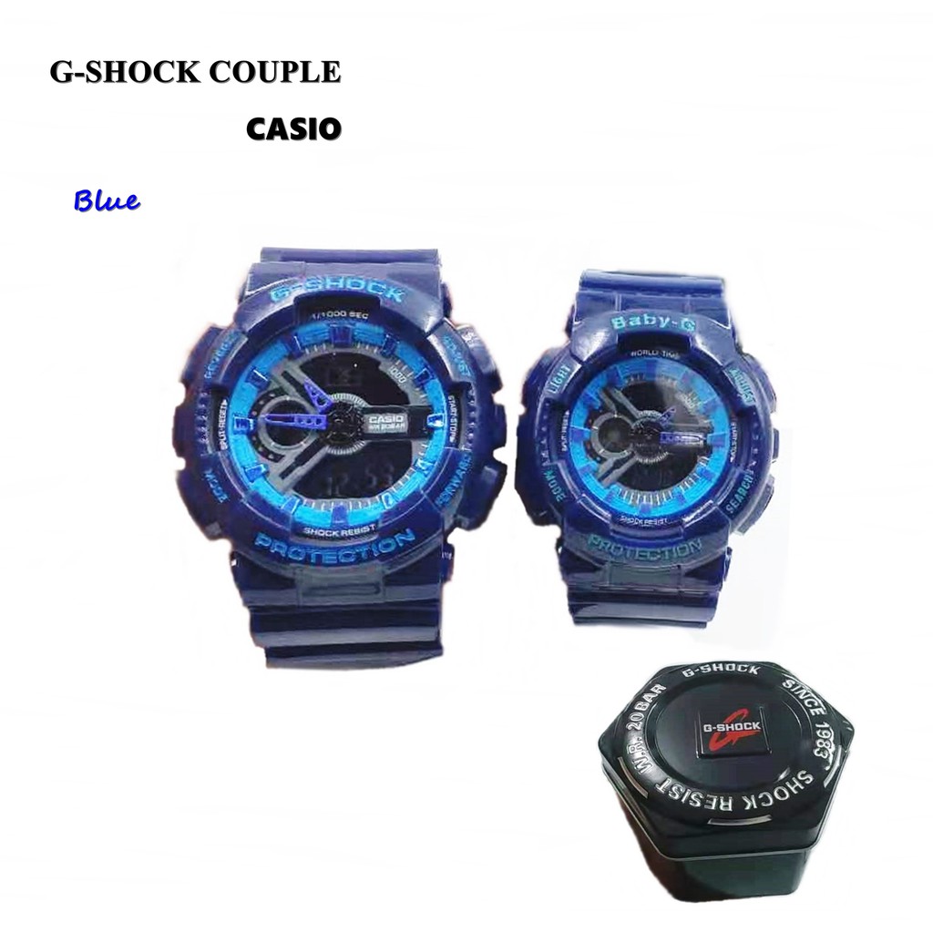 Jam Tangan Casio Couple G-Shock Baby-G dengan Box