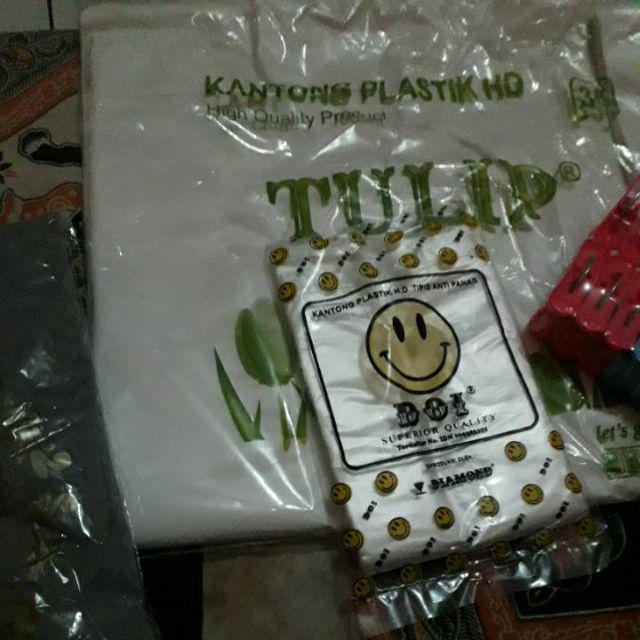 Kantong Keresek Plastik Hd Tulip 35 Tebal Ramah Lingkungan Eco Friendly Kuning Merah Hitam Putih