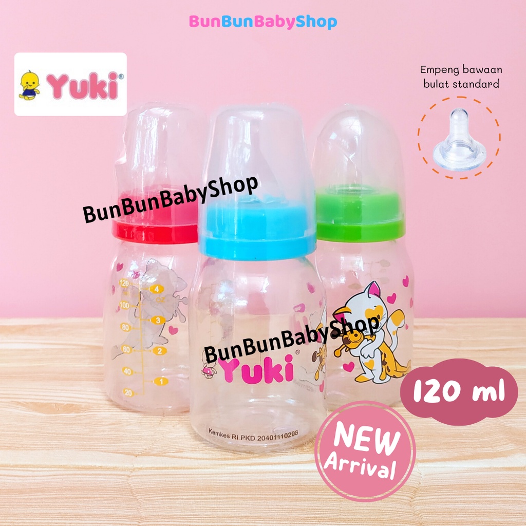 120ml YUKI Botol Susu Bayi Anak Murah Perlengkapan Bayi Baru Lahir Newborn Peralatan Makan Baby Asi