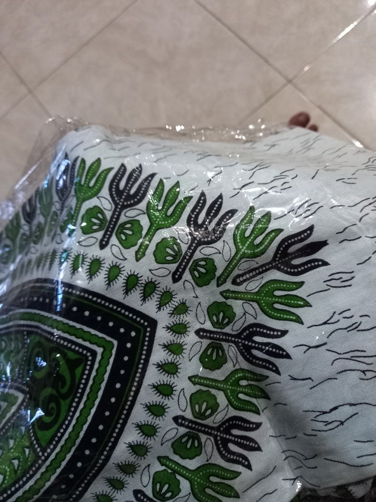 Kaos Pantai Kaos Etnik Dashiki All Size Pria Wanita Dasar Putih New