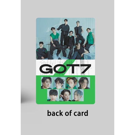 55pcs / Kotak Kartu Foto LOMO GOT7 2022 (GOT7) Album Kartu Pos