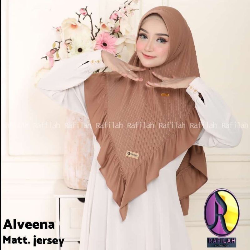 𝗦𝗛𝗘𝗟𝗢𝗩𝗘𝗦𝗛𝗢𝗣𝗣 - TERBARU RAFILAH HIJAB KHIMAR ALVEENA REMPEL PLISKET PRADA JUMBO PREMIUM RAFILLAH ALVE