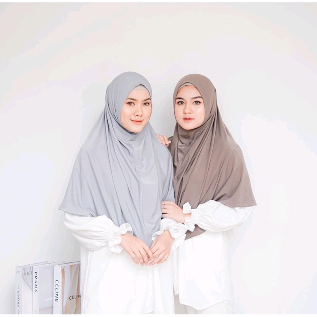 Aida hijab bergo jersey premium / jilbab instan