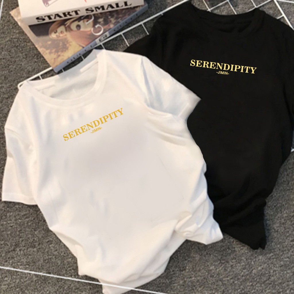 Kaos Kpop Unisex Bangtan JIMIN Serendipity Yellow