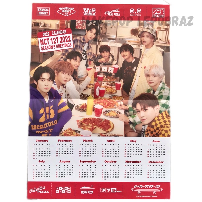 [OFFICIAL] SHARING SEASON GREETINGS 2022 SG22 NCT DREAM NCT 127 FOLDED POSTER