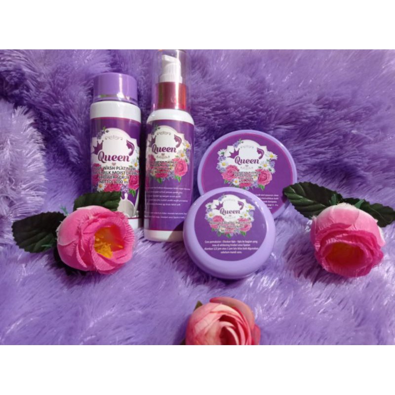BODY LOTION QUEEN PLATINUM DOSTING TERAMPUH (free bleaching)