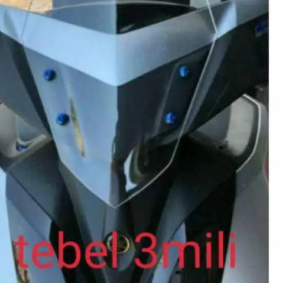 ✵ Windshield Aerox standar Bening.Visor Aerox Standar Bening ➬