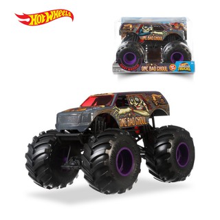 Hot Wheels Monster Trucks Bad Ghoul Mainan Mobil Balap  