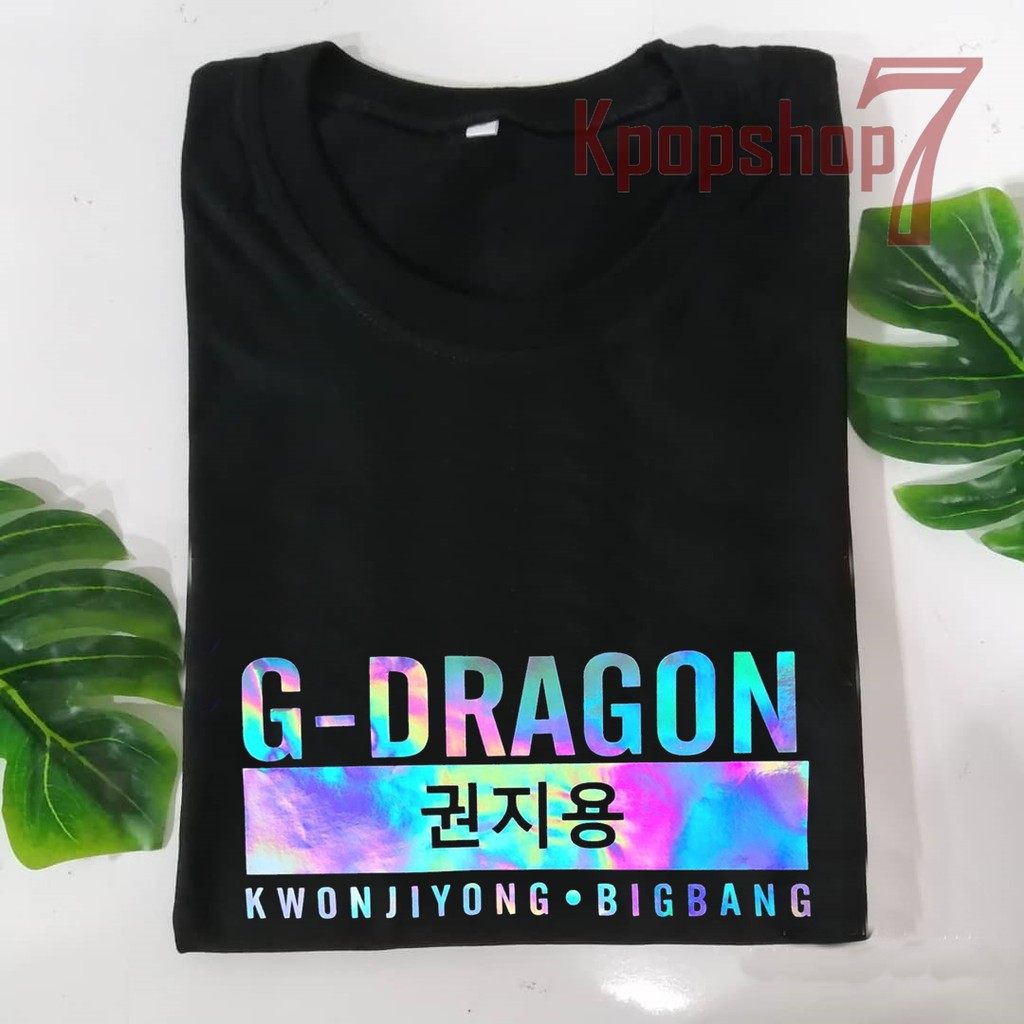 Baju gdradon kaos gdragon tshirt gdragon hologram