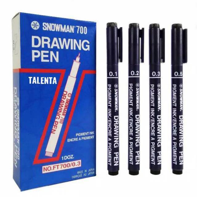 Pulpen Drawing Pen Snowman FT 700 Grosir