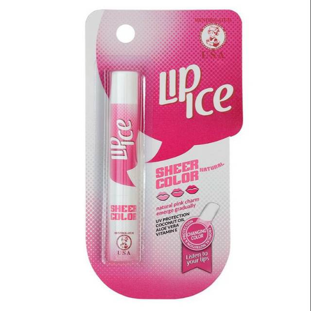 MENTHOLATUM LIP ICE SHEER COLOR NEW