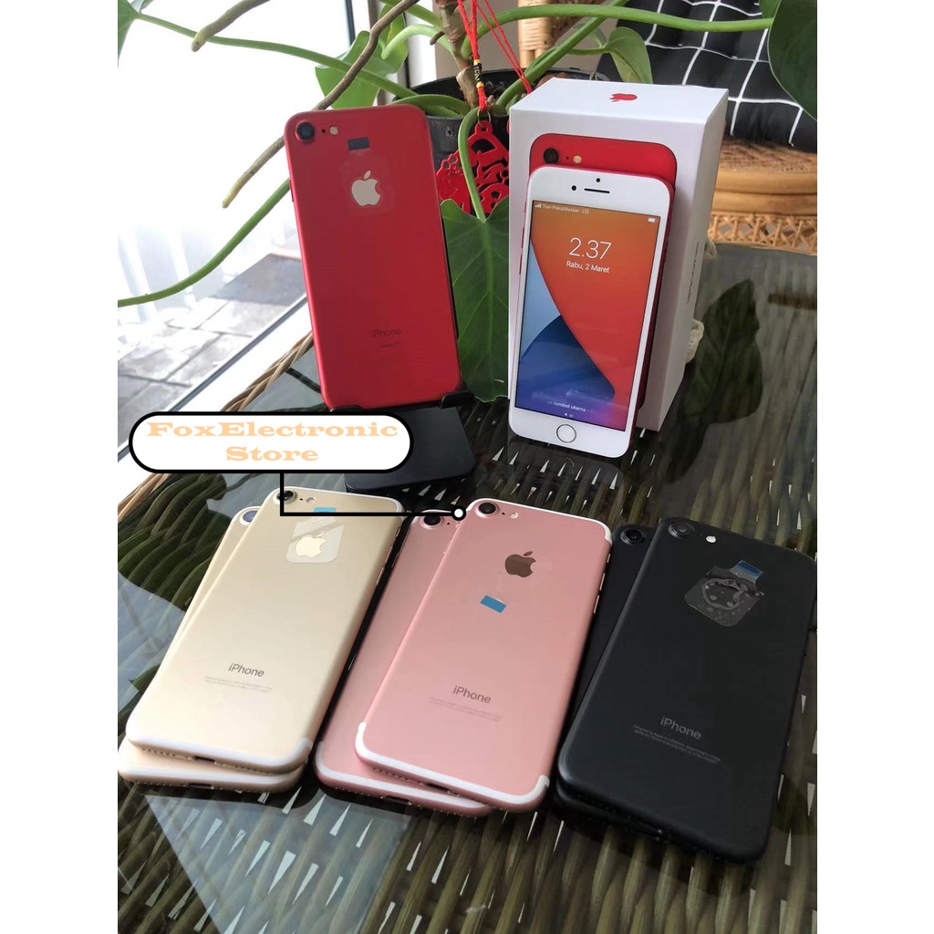 iPhone 7 32GB   Fullset  All Sim Silent Original Second Mulus100% 3utools All Green (Garansi 1 Tahun)-2