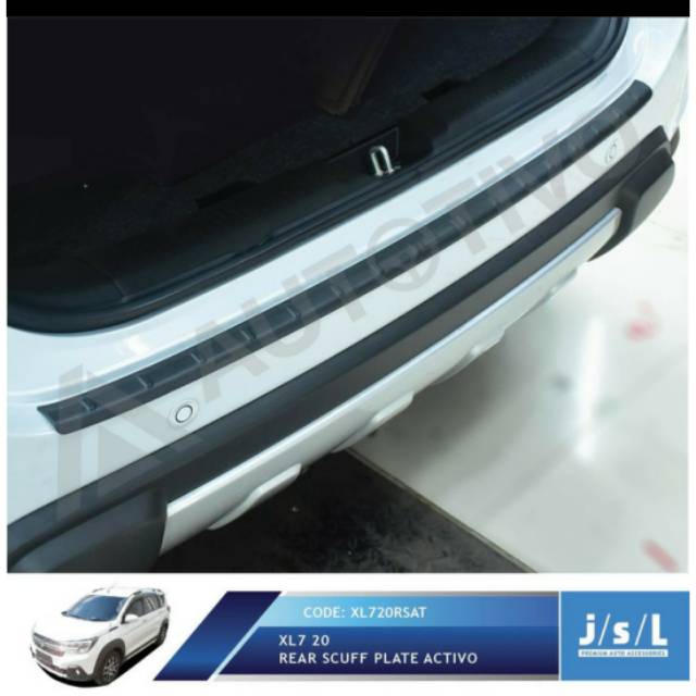 Sillplate sill plate belakang XL7 xl7 jsl hitam