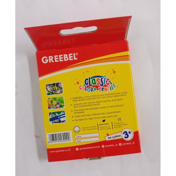 

Bagus Pensil Warna Greebel Classic 12 Pendek Limited